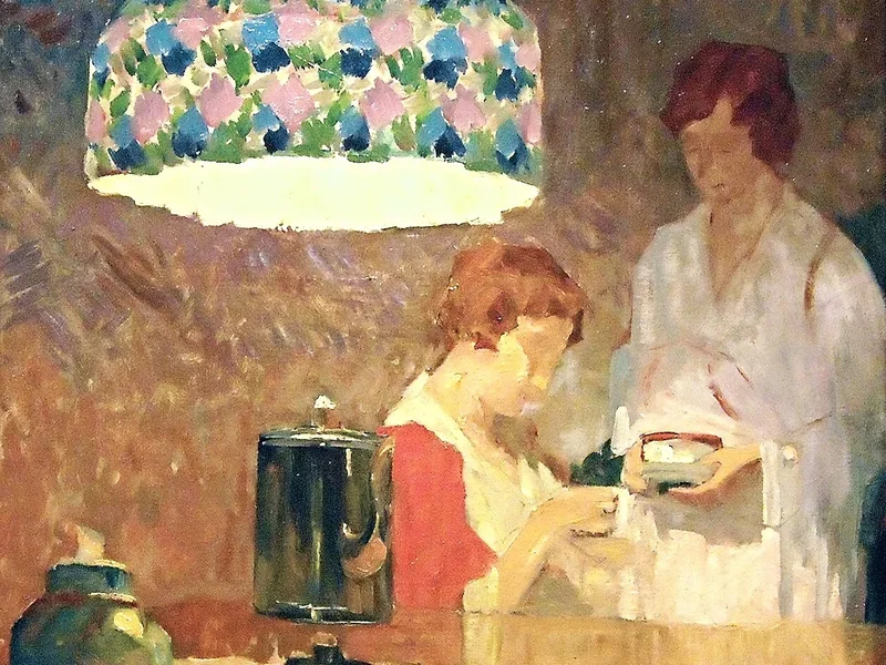 1881-Edgardo Curcio - Sotto la lampada